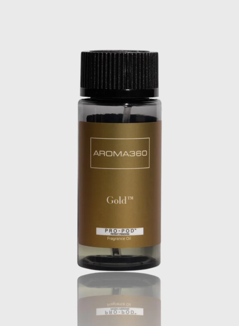 AROMA360 Gold Pro-Pod Oil Blend - Perfume Inspired for Luxury Essential Oil Diffusers - Aromatherapy Scent Diffuser Oil - Bergamot, Mandarin, Jasmine, and Sandalwood - 50 mL, 1.7 fl oz