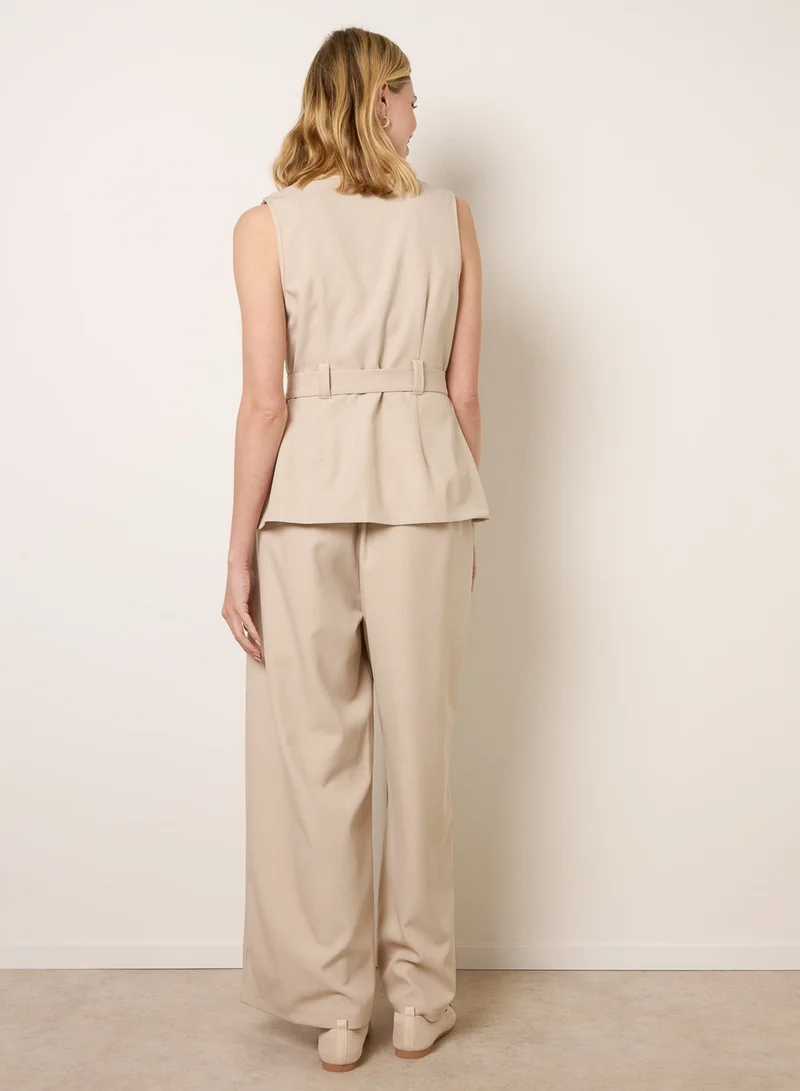 بلو فانيلا Tailored Pocket Two-Piece Co-Ord Set