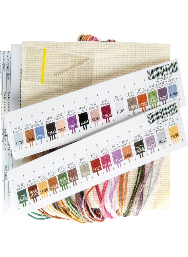 DIMENSIONS 6883 Gold Collection Counted Cross Stitch Kit, Beacon at Dawn, 18 Count Ivory Aida, 5'' x 7'' - Image 3