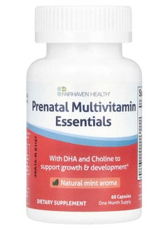 fairhaven health Prenatal Multivitamin Essentials Natural Mint 60 Capsules 