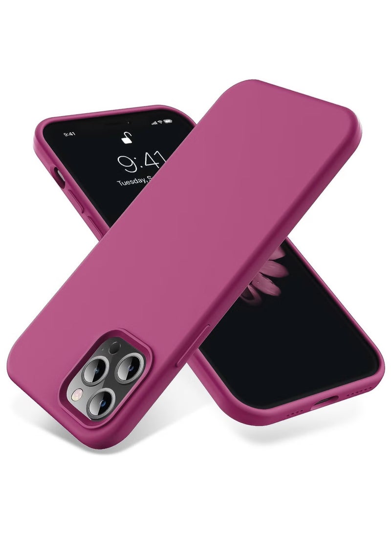 Compatible with iPhone 14 Pro Max Case, Liquid Silicone Full Body Protective Case with [Anti-Scratch] [Soft Microfiber Lining] [Camera Protective] for iPhone 14 Pro Max 6.7 inch