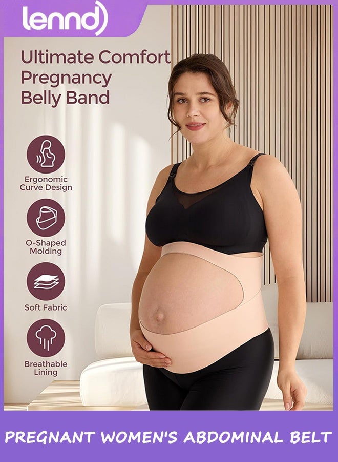 لينند حزام بطن الأمومة، حزام بطن الأمومة الناعم والقابل للتنفس - حزام الأمومة للظهر والحوض والخصر - Image 2