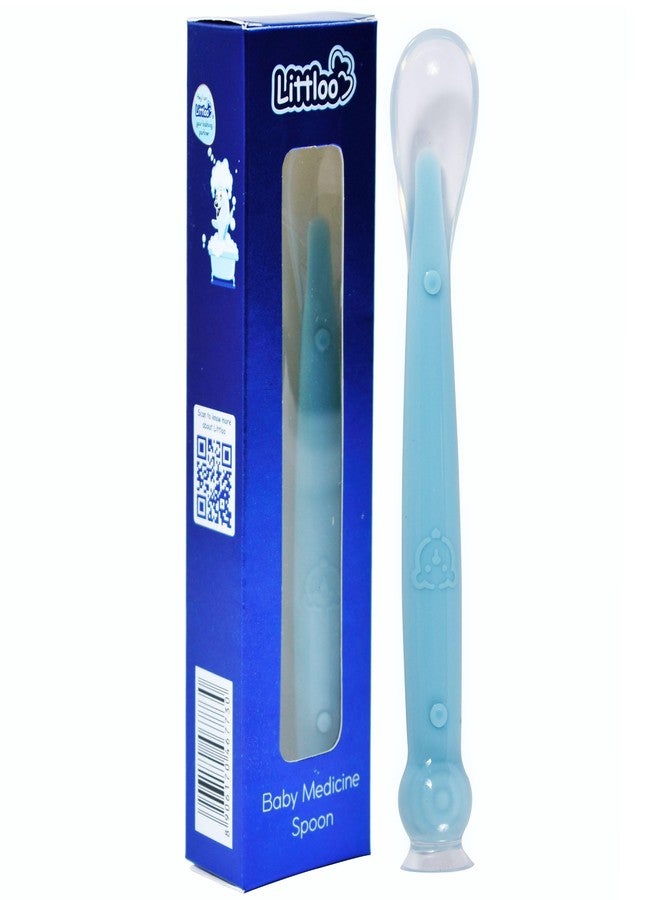 Littloo Baby Medicine Spoon (Blue) | Safe, Simple & Accurate Dosing Every Time - Image 1