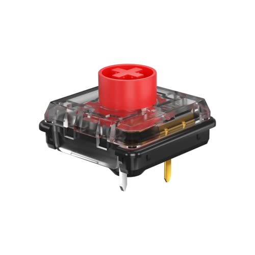Kailh Low Profile Mechanical Keyboard Switches Choc V2 Low Profile Keystem DIY MX Switch Tactile Click Linear(10pcs, Red) - Image 1