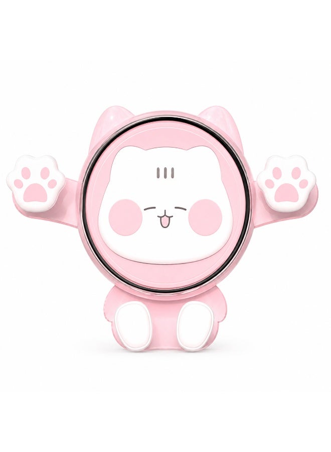 Cute Cat Car Phone Holder, Auto-Lock Gravity Air Vent Mount for Smartphones, Universal Car Vent Phone Stand - Image 1