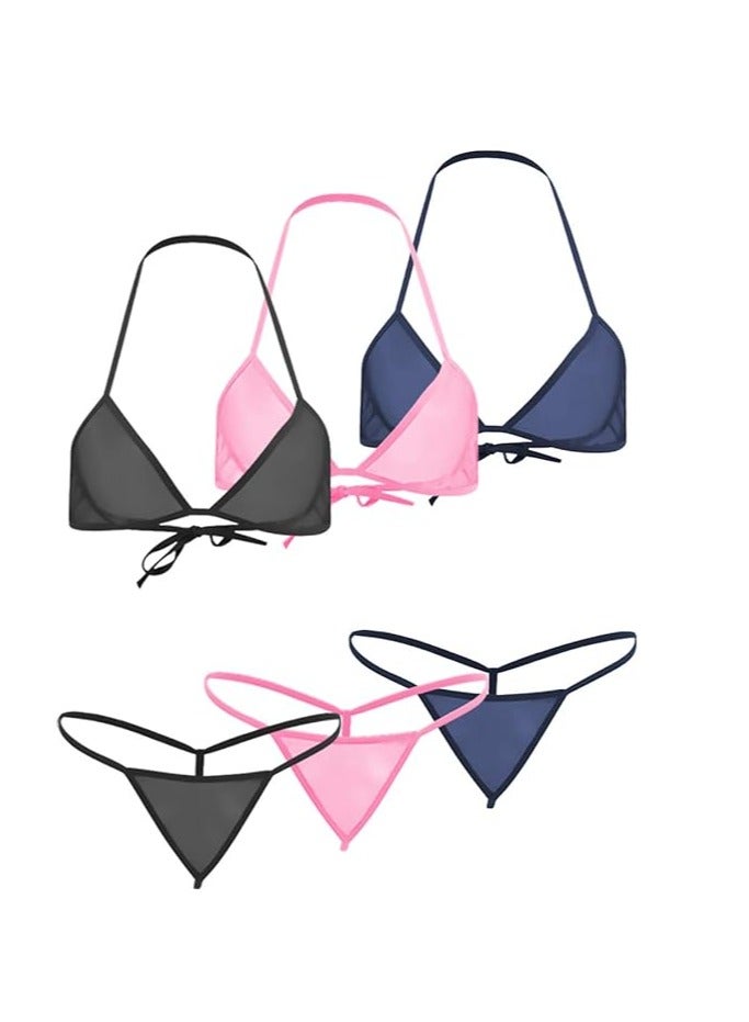 Accessorize Kingdom Accessorize Kingdom Women Sheer Lingerie Set Combo  - Image 1