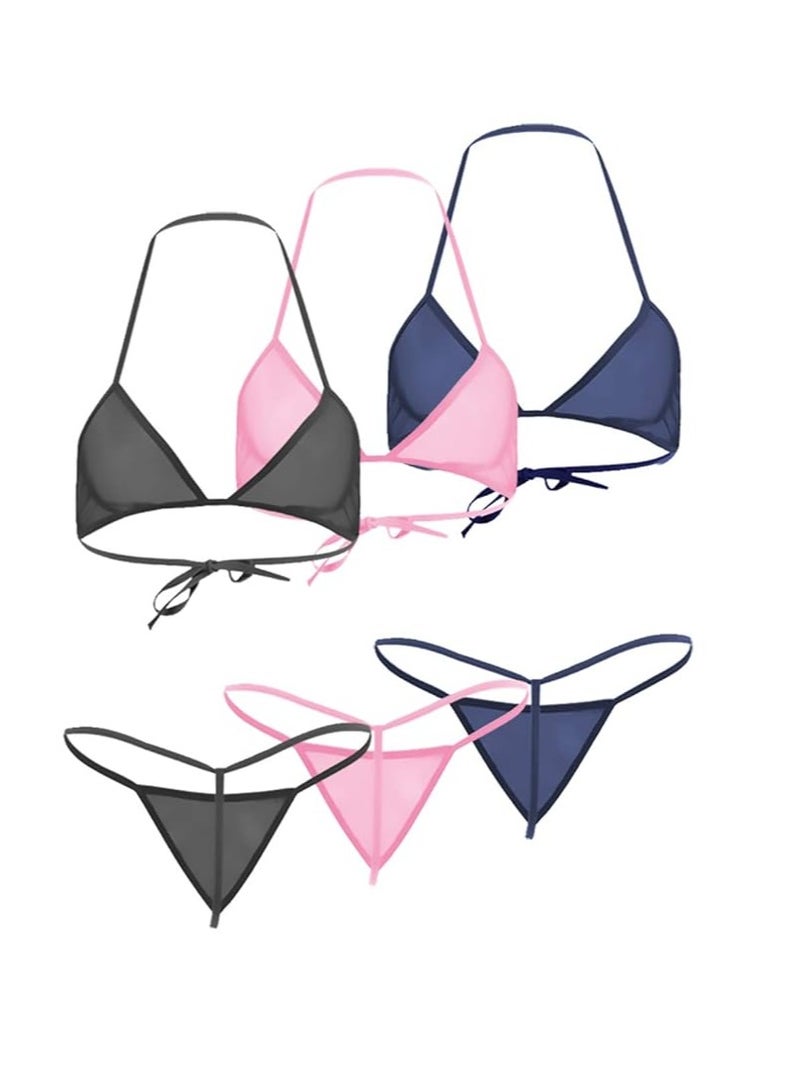 Accessorize Kingdom Accessorize Kingdom Women Sheer Lingerie Set Combo  - Image 2