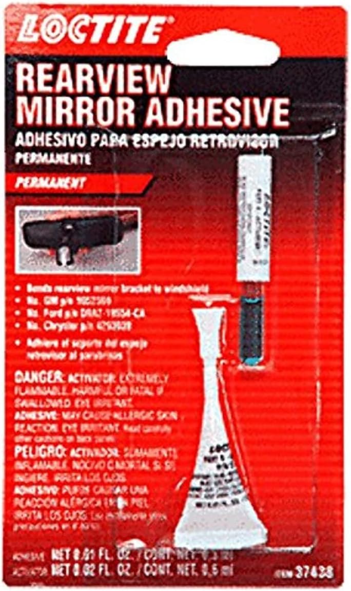 Loctite 37438 مجموعة لاصق مرآة الرؤية الخلفية - 0.3 مل (عبوتان) - Image 1