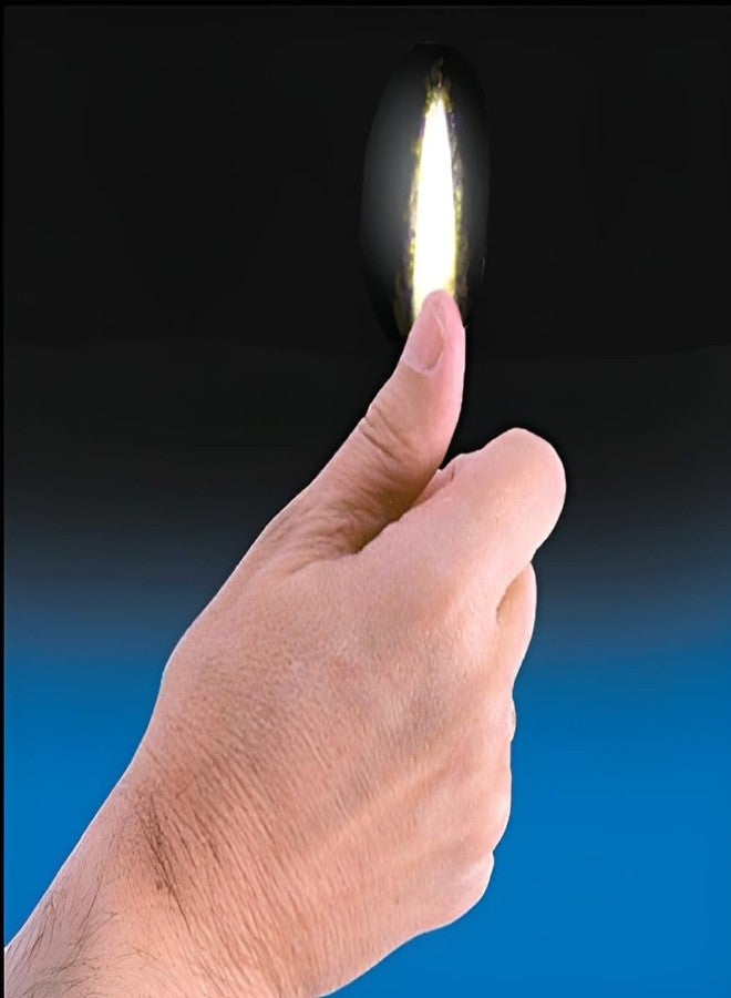 مايلز ماجيك سحر مايلز ماجيك: ألسنة اللهب على أطراف الأصابع | خدعة سحرية مثيرة مع أداة معدنية خاصة | دعامة وهمية لإشعال النار بأطراف الأصابع مع تعليمات | ملحق سحري للمسرح والعروض القريبة - Image 3