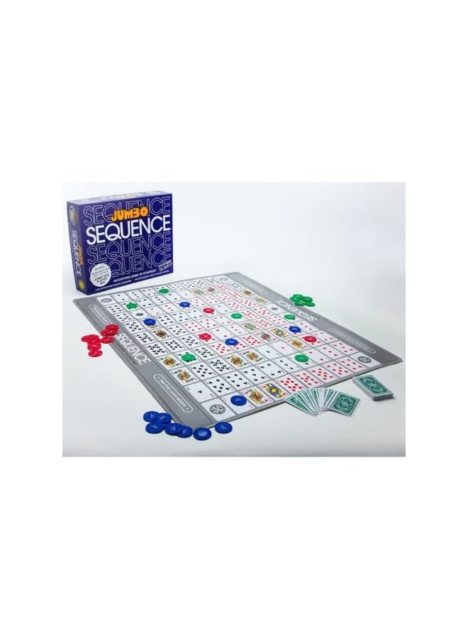 Dreamzon Jumbo Sequence Board And Card Games Box With Party Funny Toy - Image 2