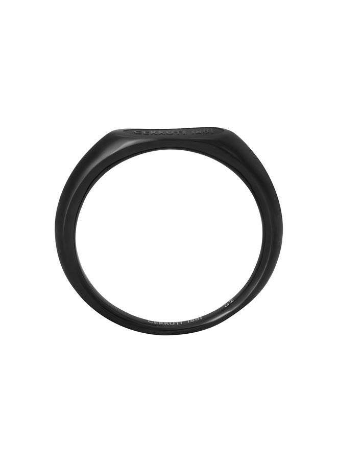 شيروتي 1881 خاتم لويجي ستانلس ستيل أسود للرجال ٦٢ مم - Image 3