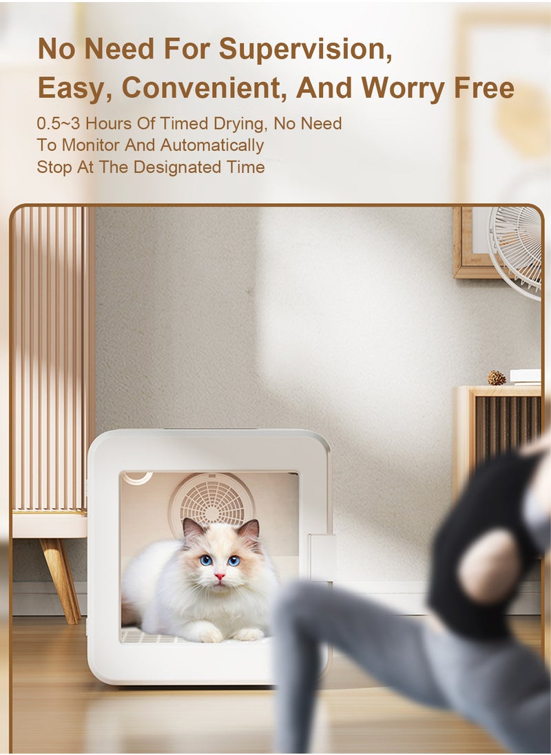 Kidle - Automatic Cat Hair Grooming Dry Box Cat Drying Box Dog Drying Box Pet Drying Cabinet with Smart Temperature Control Pet Hair Dryer for Cats and Dogs - Image 1