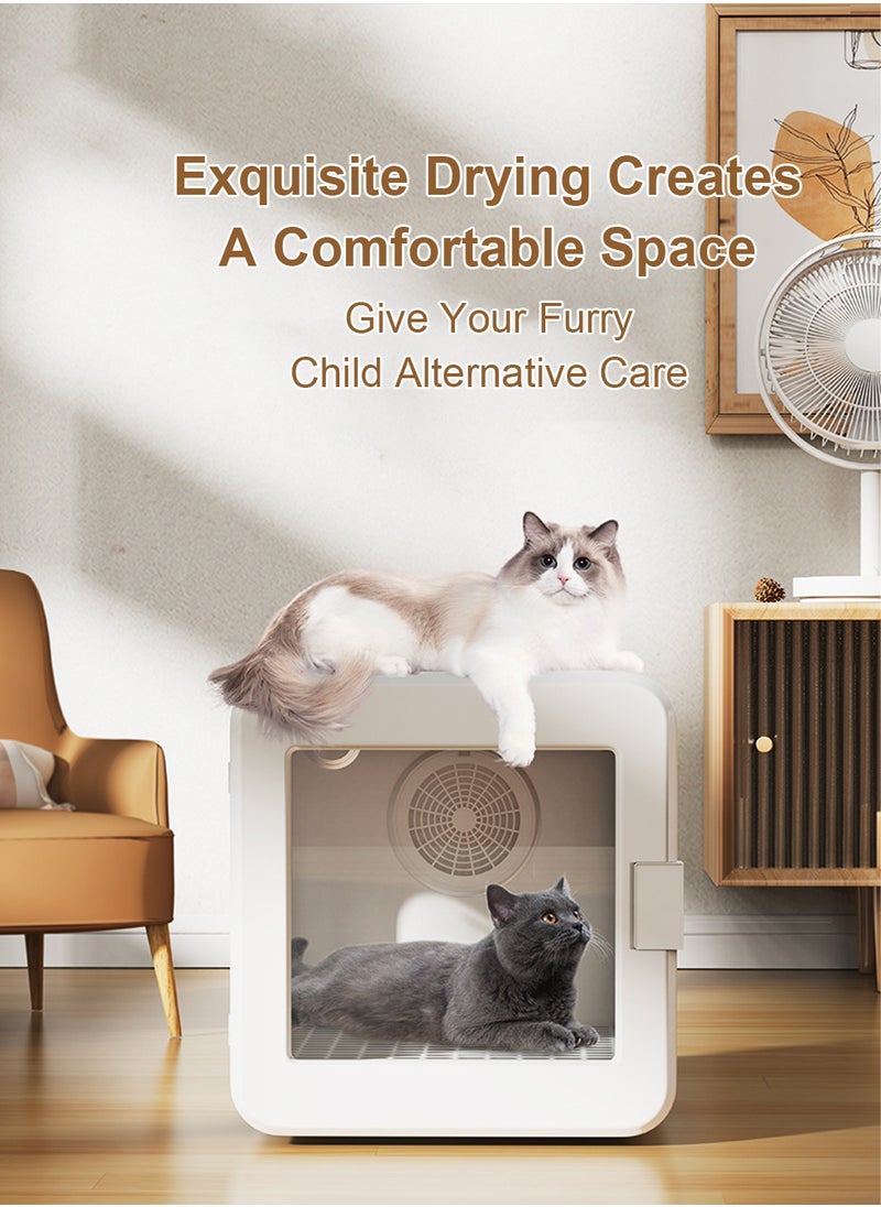 Kidle - Automatic Cat Hair Grooming Dry Box Cat Drying Box Dog Drying Box Pet Drying Cabinet with Smart Temperature Control Pet Hair Dryer for Cats and Dogs - Image 1