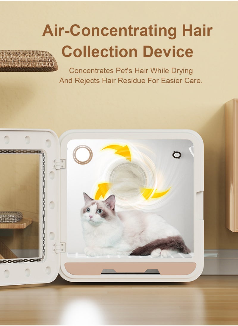 Kidle - Automatic Cat Hair Grooming Dry Box Cat Drying Box Dog Drying Box Pet Drying Cabinet with Smart Temperature Control Pet Hair Dryer for Cats and Dogs - Image 1