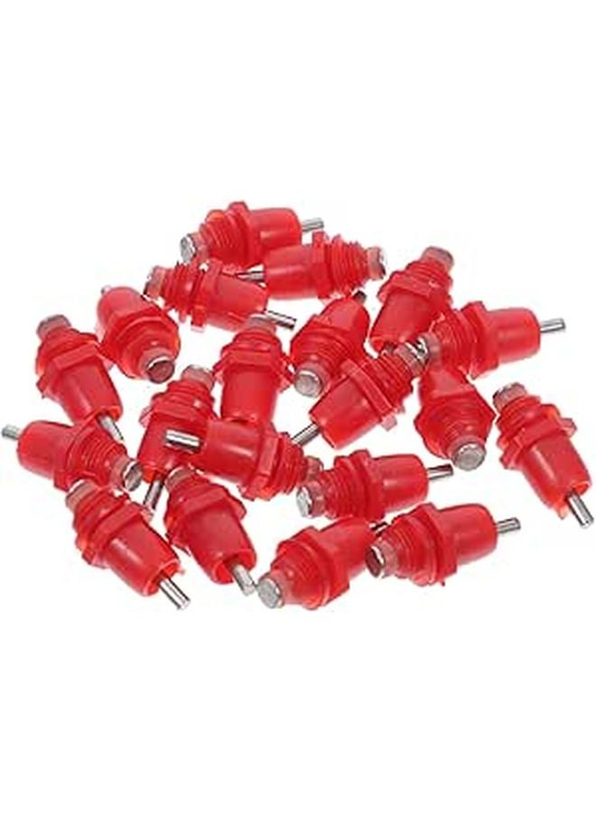 20 Pcs Automatic Poultry Chicken Water Nipple Drinkers for Coop Bucket Watering Equipment - Image 1