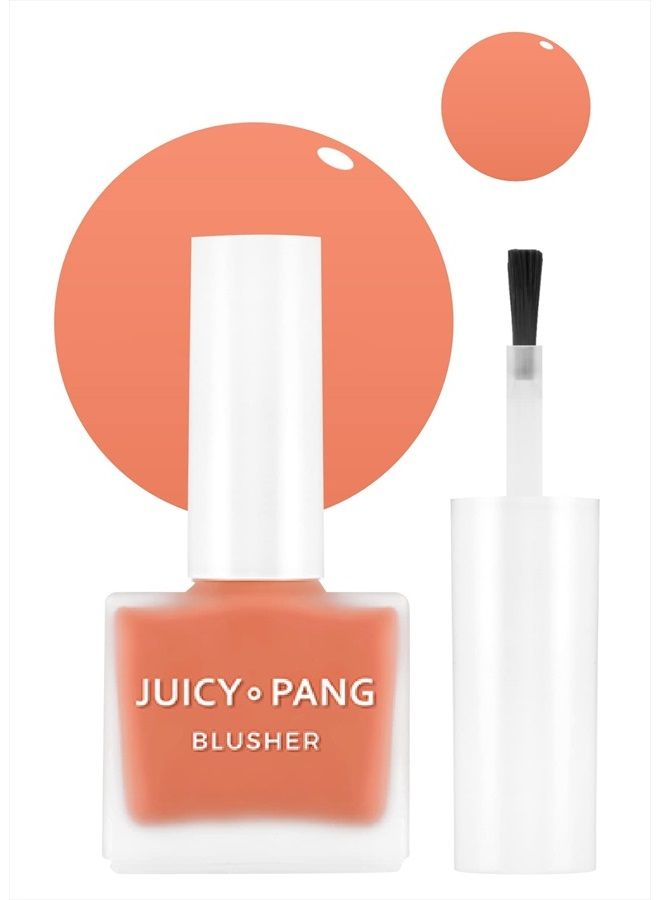 A'Pieu JUICY-PANG WATER BLUSHER (CR02 - Do You Like Persimmon?)- Korean Liquid Blush For Cheeks K Beauty Makeup - Image 1