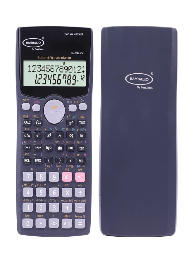 Bambalio BL-991MS 401 Functions and 2 Line LCD Display Scientific Calculator 3 Years Warranty - Image 1