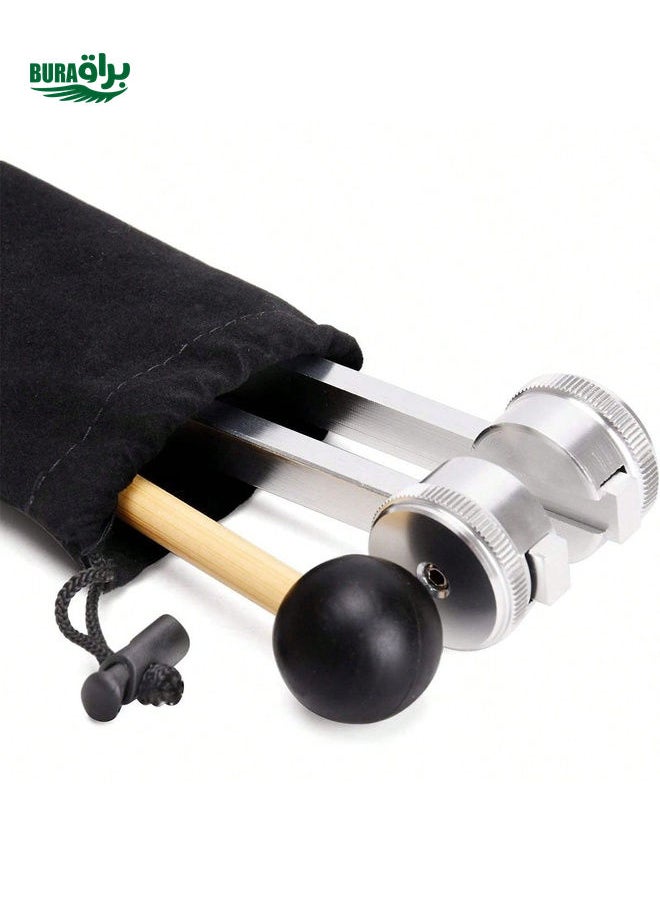 BURAQ - Tuning Fork, 128 Hz Tuning Fork Instruments Tuning Vibration Health Tuning Forks For Healing 128 Hertz Sound Vibration Tuning Fork,Tuning Fork,Instruments,Singing Bowl,Drum Tuning Key,Clarinet,Air Drums - Image 1