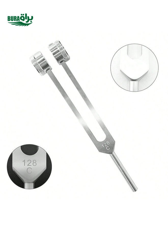 BURAQ - Tuning Fork, 128 Hz Tuning Fork Instruments Tuning Vibration Health Tuning Forks For Healing 128 Hertz Sound Vibration Tuning Fork,Tuning Fork,Instruments,Singing Bowl,Drum Tuning Key,Clarinet,Air Drums - Image 1
