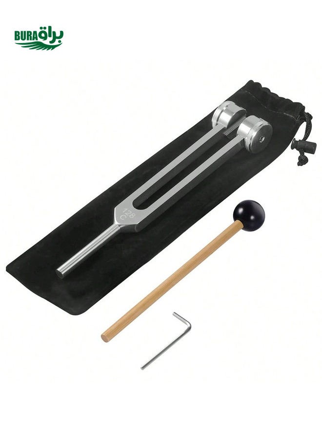 BURAQ - Tuning Fork, 128 Hz Tuning Fork Instruments Tuning Vibration Health Tuning Forks For Healing 128 Hertz Sound Vibration Tuning Fork,Tuning Fork,Instruments,Singing Bowl,Drum Tuning Key,Clarinet,Air Drums - Image 1