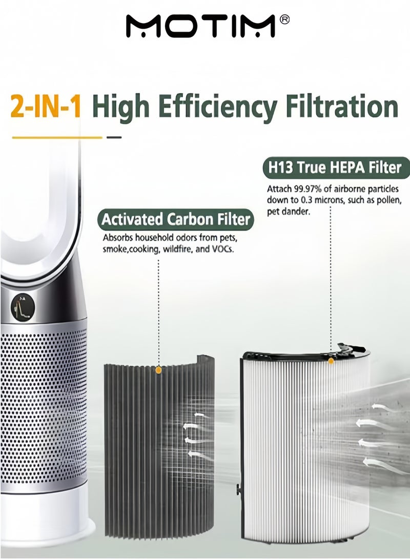 Motim Replacement H13 HEPA + Carbon Filter Air Purifier Filter for Dyson PH01 HP07 HP10 TP07 TP10 TP09 HP09 HP06 TP06 - Image 4