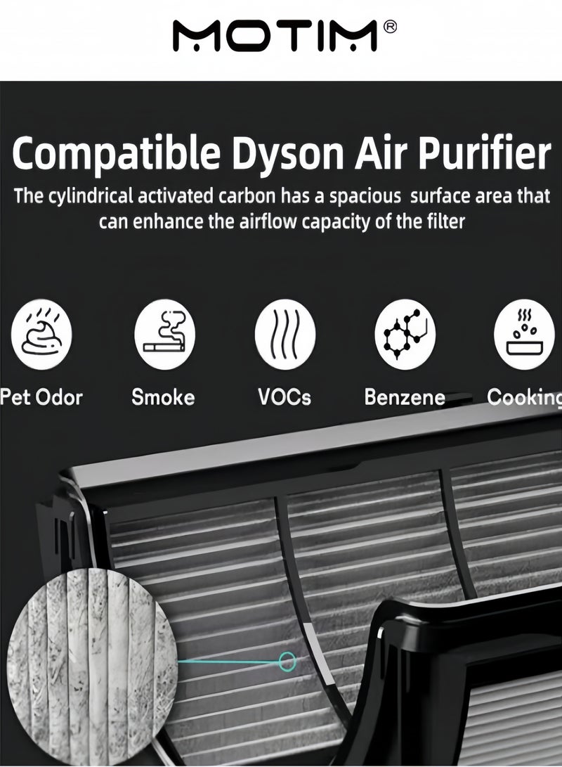 Motim Replacement H13 HEPA + Carbon Filter Air Purifier Filter for Dyson PH01 HP07 HP10 TP07 TP10 TP09 HP09 HP06 TP06 - Image 5