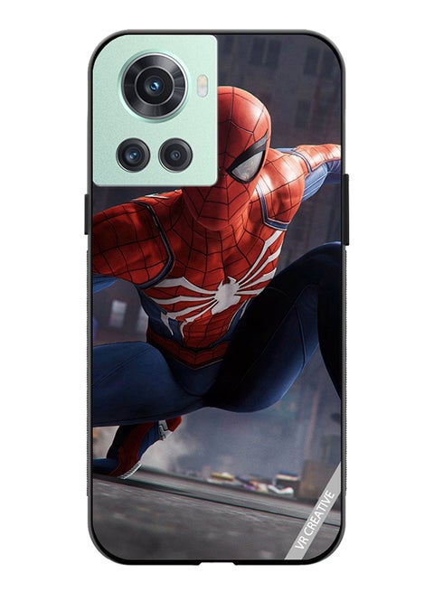 Protective Case Cover For OnePlus Ace Spiderman Design Multicolour
