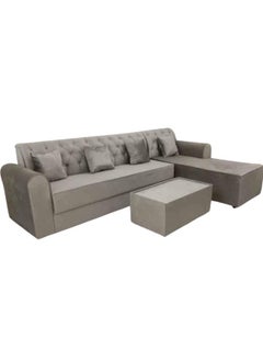 L Shape Mab Sofa Set 5 Seaters With Table & Pillow Beige 250x80x80 - pzsku/Z17AA5A4F6A19B593C8DEZ/45/_/1677353937/39510237-e67b-4457-bf6d-3d1fd1cd9bab