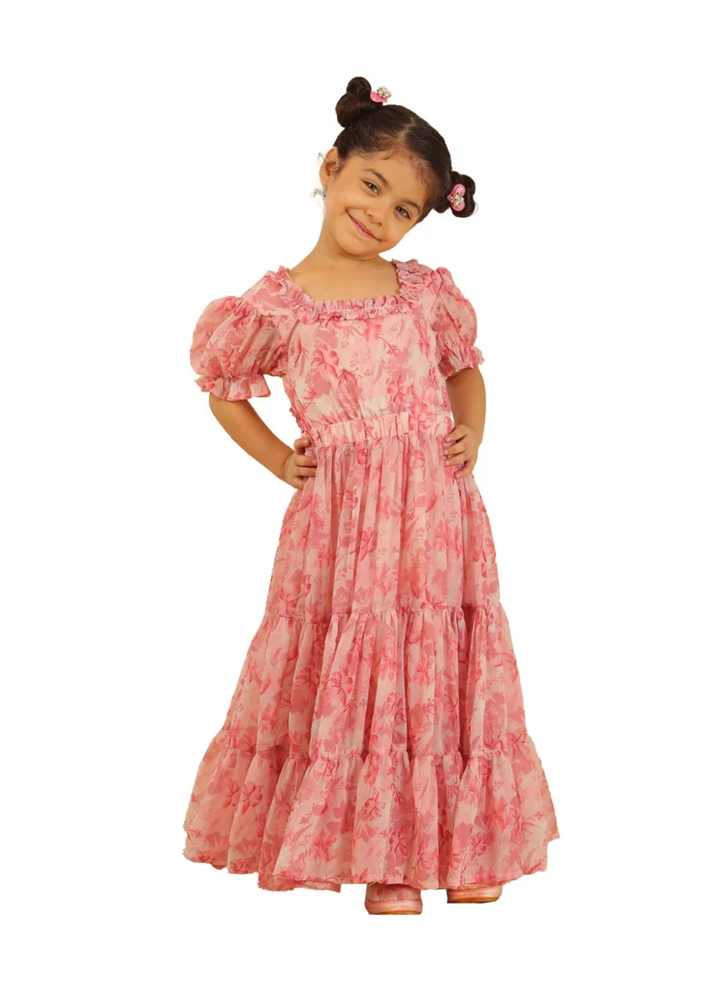 Luxe & Hardy فستان طويل واسع الطبقات يضفي سحراً خاصاً على الفتاة