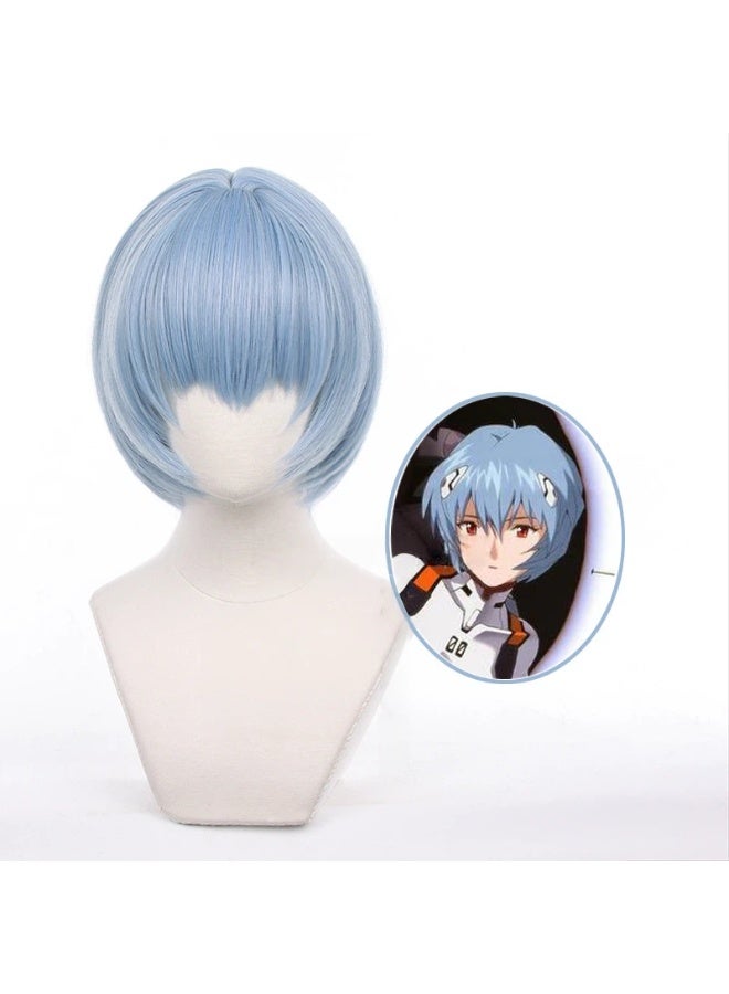 general Neon Genesis Evangelion Rei Ayanami cosplay Wig as a gift for fans and friends - Image 1