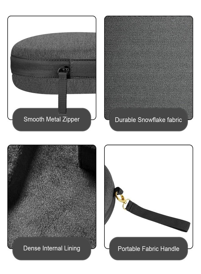 GEVO Travel Case for Apple AirPods Max - Portable Hard Carrying Bag with TPU Case Cover for Air Pod Max Headphones - Protective Kit Support Sleep Mode (Dark Gray) - Image 4
