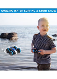 Y&D SYOSI Water and Land RC Car, for Kids with 2.4GHz Remote Control, Waterproof Monster Truck Stunt Car 4WD Vehicle-Toys Gift 6-12 Year Old Boys Girls Teen  - Image 2