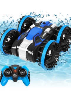Y&D SYOSI Water and Land RC Car, for Kids with 2.4GHz Remote Control, Waterproof Monster Truck Stunt Car 4WD Vehicle-Toys Gift 6-12 Year Old Boys Girls Teen  - Image 1