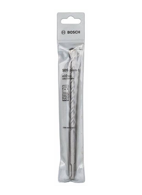Bosch Sds Plus-1 Drill Bit 10/210, For Rotary Hammer Drills Optimised For Drilling In Concrete | Model: 2608680274