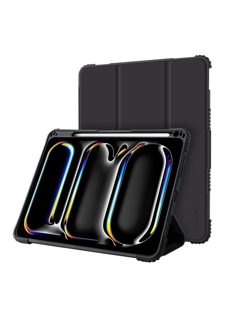 Cellairis RUGGED SHOCKPROOF FOLIO Case for Apple iPad Pro 11 – Protective Cover with Pencil Holder & Stand - Image 1