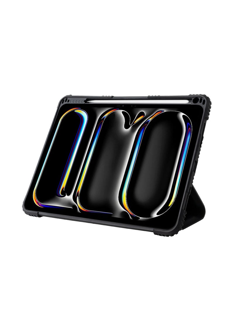 Cellairis RUGGED SHOCKPROOF FOLIO Case for Apple iPad Pro 11 – Protective Cover with Pencil Holder & Stand - Image 4