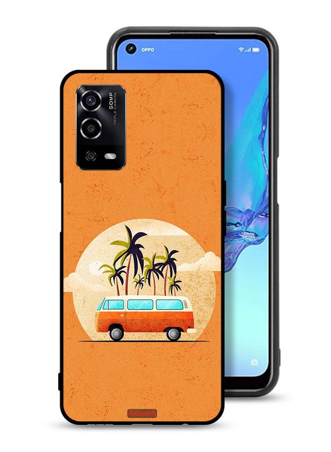Tolwak Oppo A55 4G Protective Case Cover Bus Art - Image 1