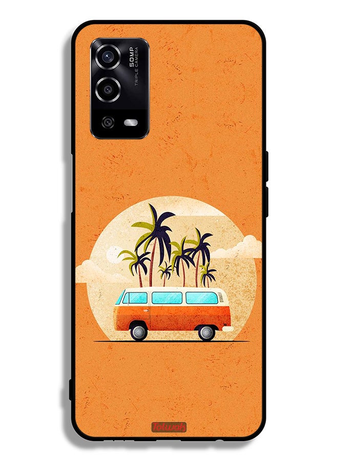Tolwak Oppo A55 4G Protective Case Cover Bus Art - Image 2