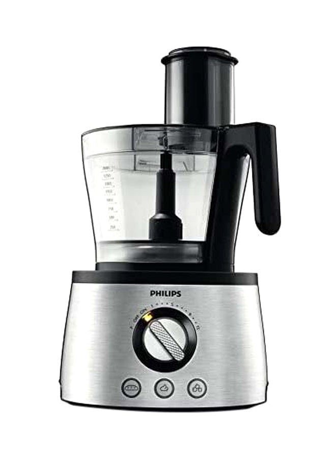 Philips Food Processor 1300W 3.4 L 1300 W HR7778/00 Black/Clear/Silver - Image 1