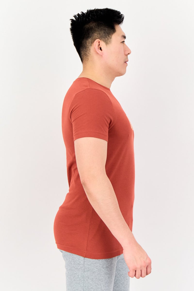 PUMA Men Slim Fit Short Sleeves Outdoor T-shirt, Rust - Image 3