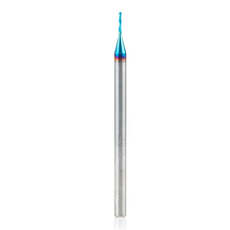 Amana Tool Solid Carbide Spektra Extreme Tool Life Spiral Plunge Router Bit Down-Cut, 46229-K, 1/32 Dia x 1/8 x 1/8 CH Inch Shank 2 Inch L