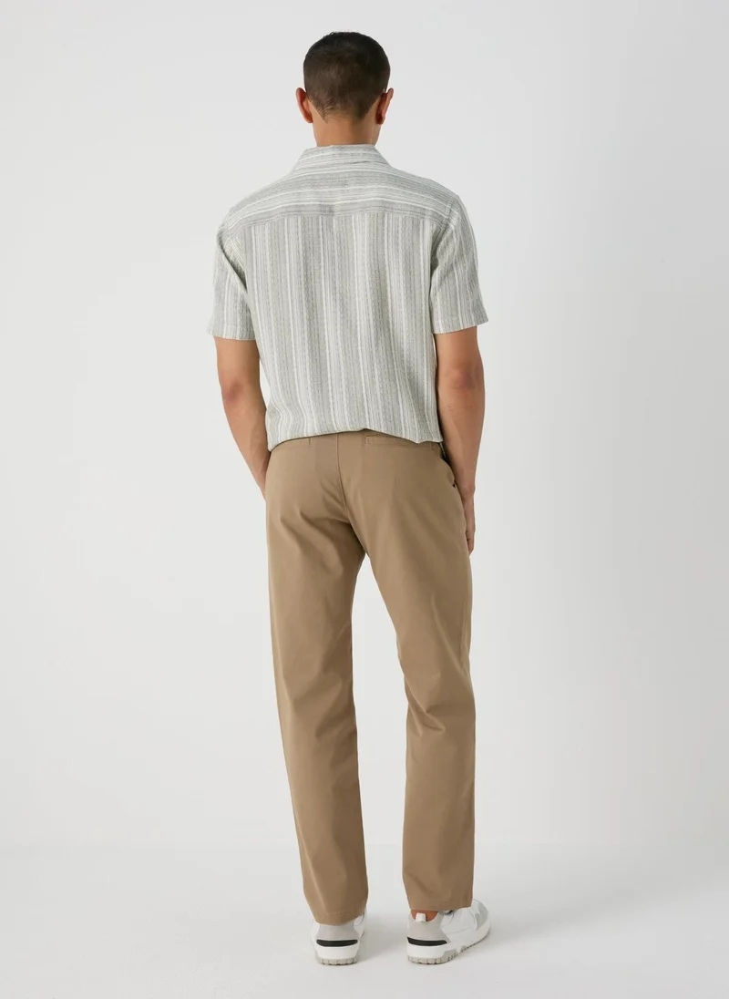 Matalan Beige Straight Fit Chinos