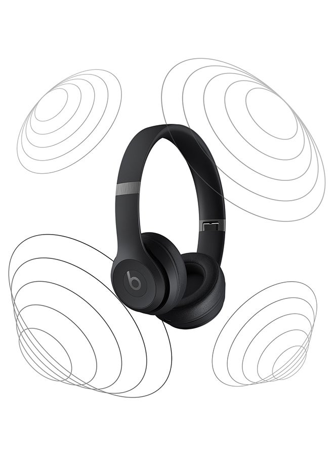 beats Solo 4 - Wireless Bluetooth On-Ear Headphones, Apple & Android Compatible, Up To 50 Hours Of Battery Life Matte Black - Image 5