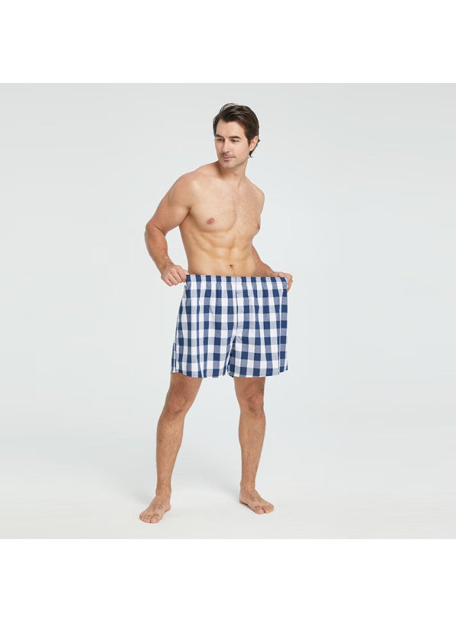 Bxman Extra Large Size Aladdin Pants Men's Underwear, Boxer Briefs, Pure Cotton Woven Loose Shorts, Ch855 Xxxxl - Image 1