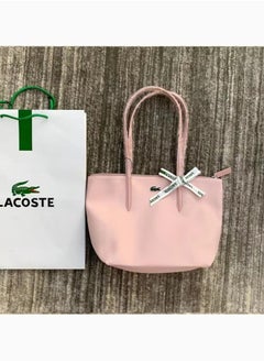 LACOSTE Lacoste Women's Concept Fashion Versatile Small Zipper Handbag Shoulder Bag pink  - Image 1