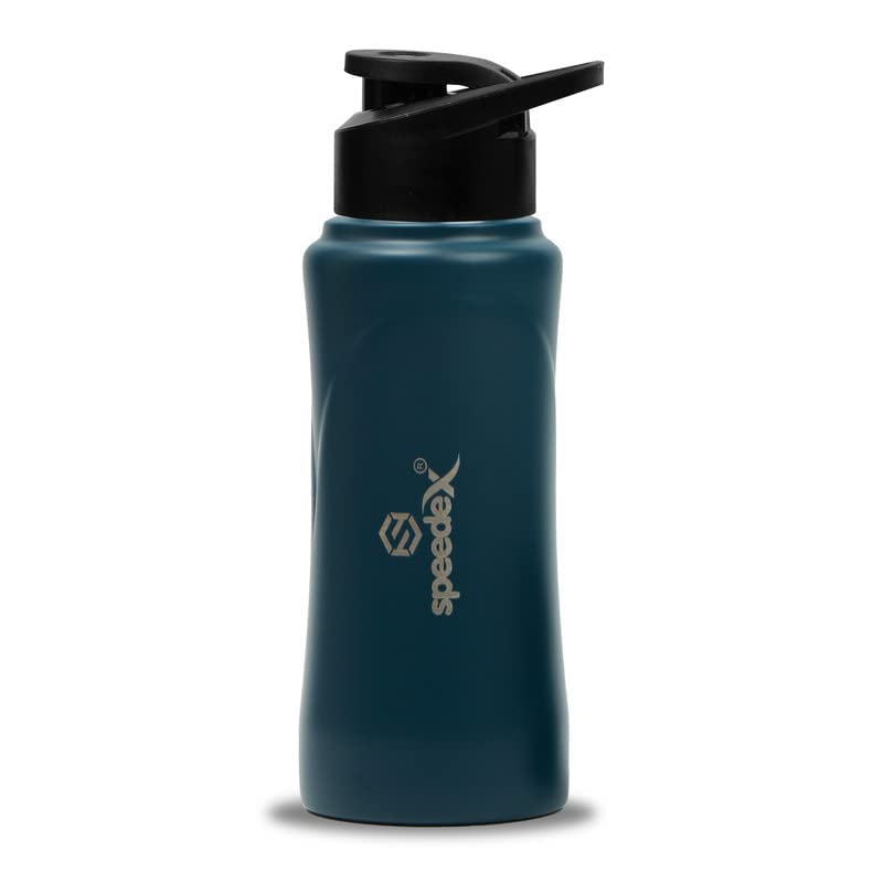 Speedex Water Bottle 500 ML, Dark Blue, Stainless Steel, 500ml Sipper Bottles for Girls, Boys, Adults & Kids, Gym, Sports, Fridge Use, Perfect for School & Office - Single Bottle Set - Image 1