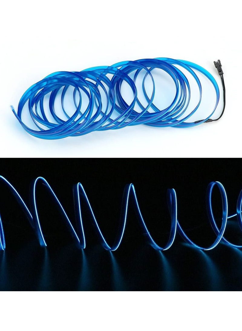 Generic Cold LED Light Strip,Car Neon Lamp Strip,DC 12V Car Panel Neon Lamp Strip Blue Cold LED Light Interior Atmosphere Light Trim  - Image 3