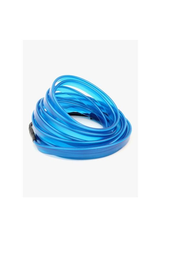 Generic Cold LED Light Strip,Car Neon Lamp Strip,DC 12V Car Panel Neon Lamp Strip Blue Cold LED Light Interior Atmosphere Light Trim  - Image 2