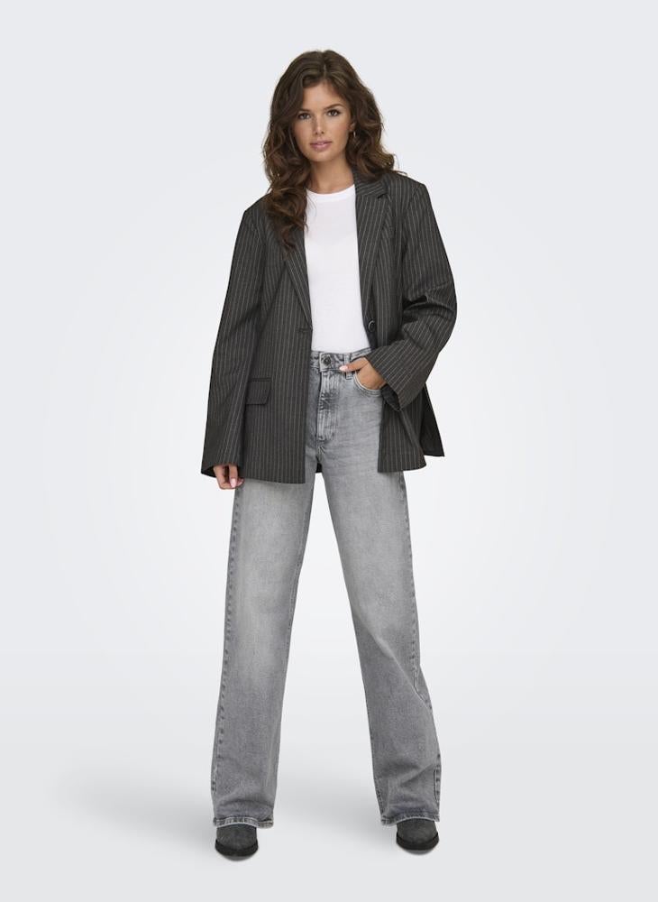 ONLY Casual High Waisted Wide Leg Jeans - Image 5