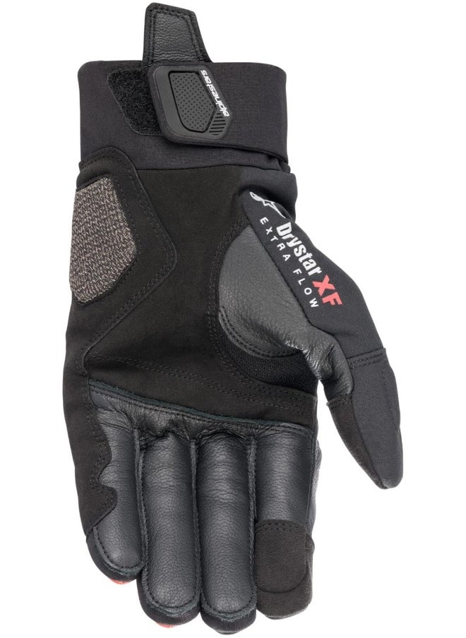 Alpinestars Hyde Xt Mens Drystar Motorcycle Gloves Black/Red Lg  - Image 1